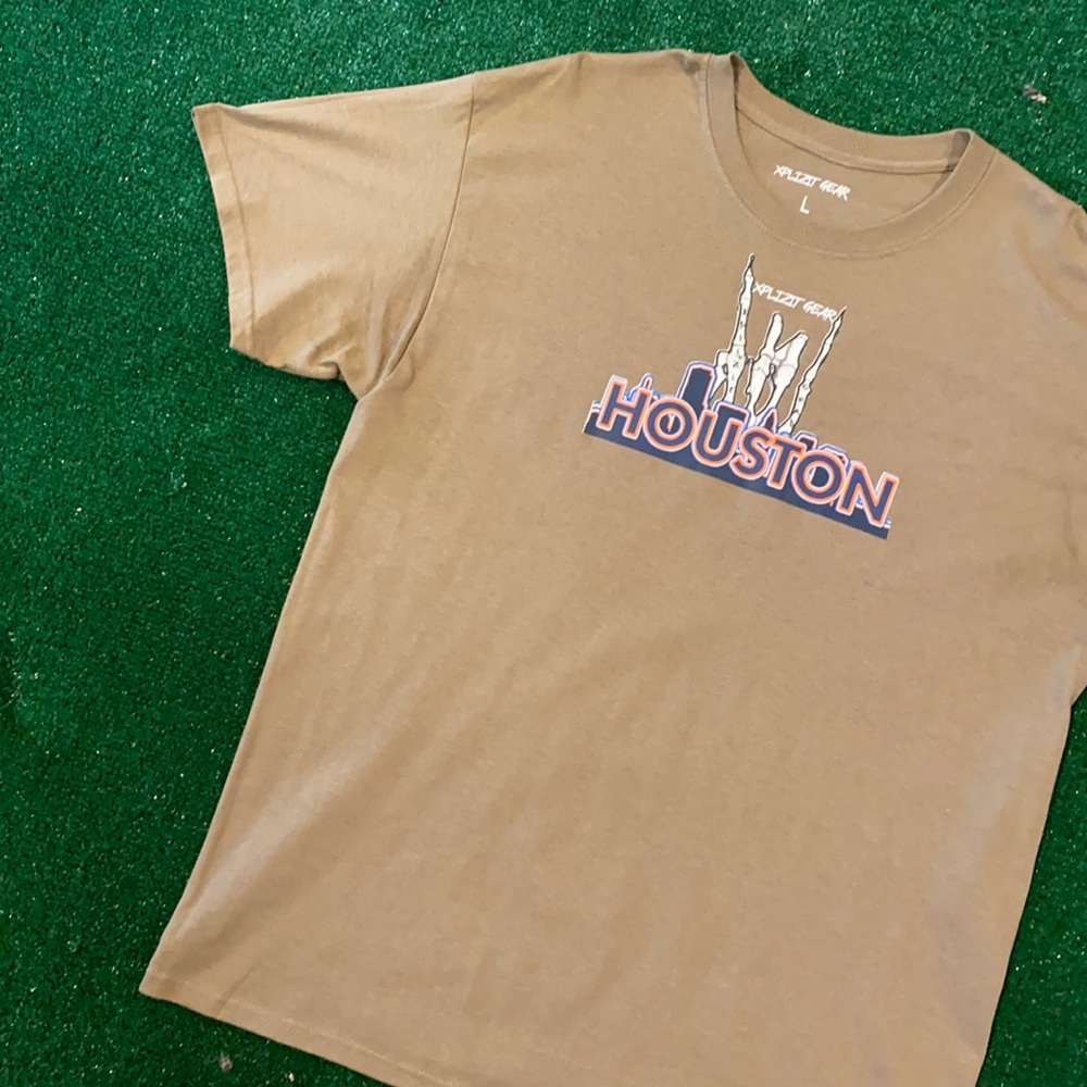 Sand color Houston merch